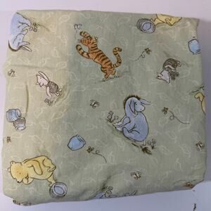 Classic Pooh Fitted Crib Toddler Bed Sheet Winnie The Pooh 100% Cotton
